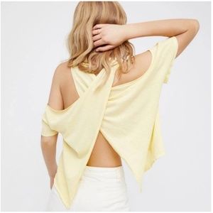 Free People Taurus Cold Shoulder Tee